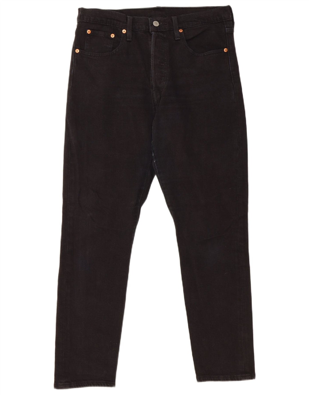 Мужские прямые джинсы Levi's 501 W29 L28, черный хлопок