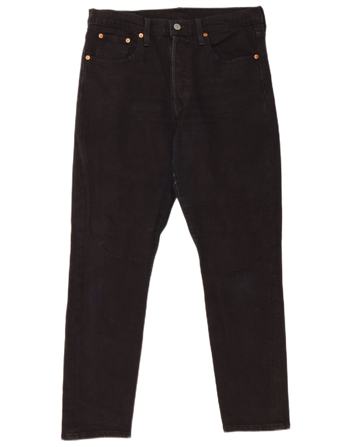 Мужские прямые джинсы Levi's 501 W29 L28, черный хлопок