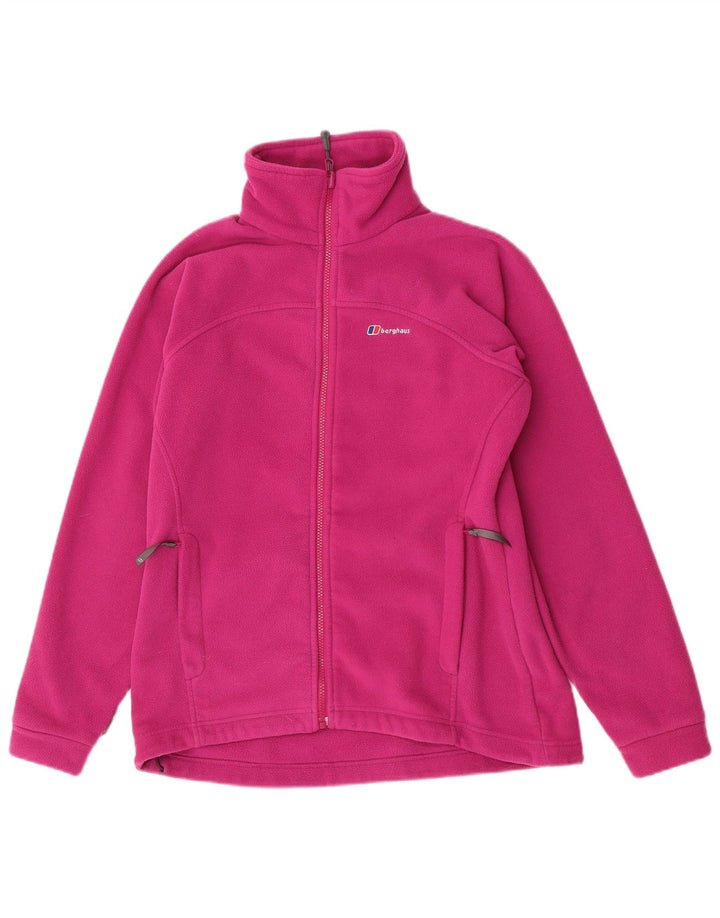 Женская флисовая куртка Berghaus UK 14, большой розовый полиэстер