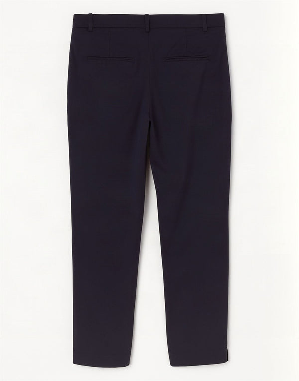 Женские прямые брюки чинос Zara EU 38, маленькие W28 L26, темно-синие