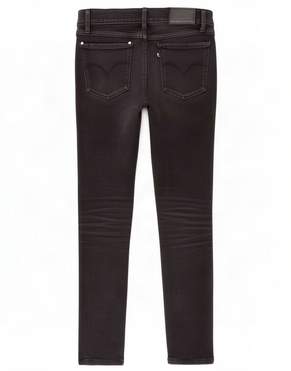 Женские джинсы Levi's 710 Super Skinny W26 L28, черный хлопок