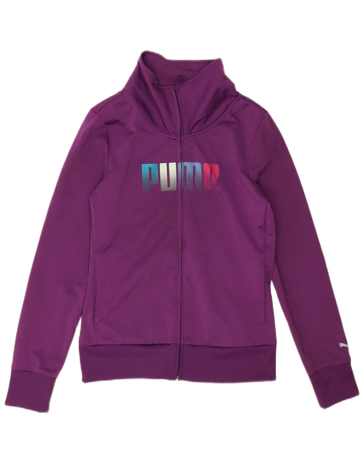 Женский спортивный костюм Puma с графическим рисунком UK 12, средний фиолетовый полиэстер