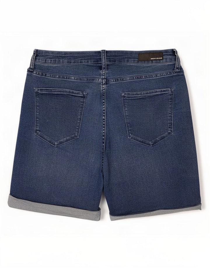 Женские джинсовые шорты Dkny US 8 Medium W30 Синие, хлопок