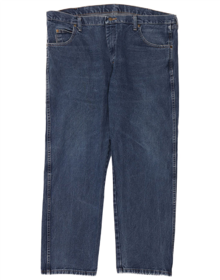 Мужские прямые джинсы Wrangler W42 L30 синие, хлопок