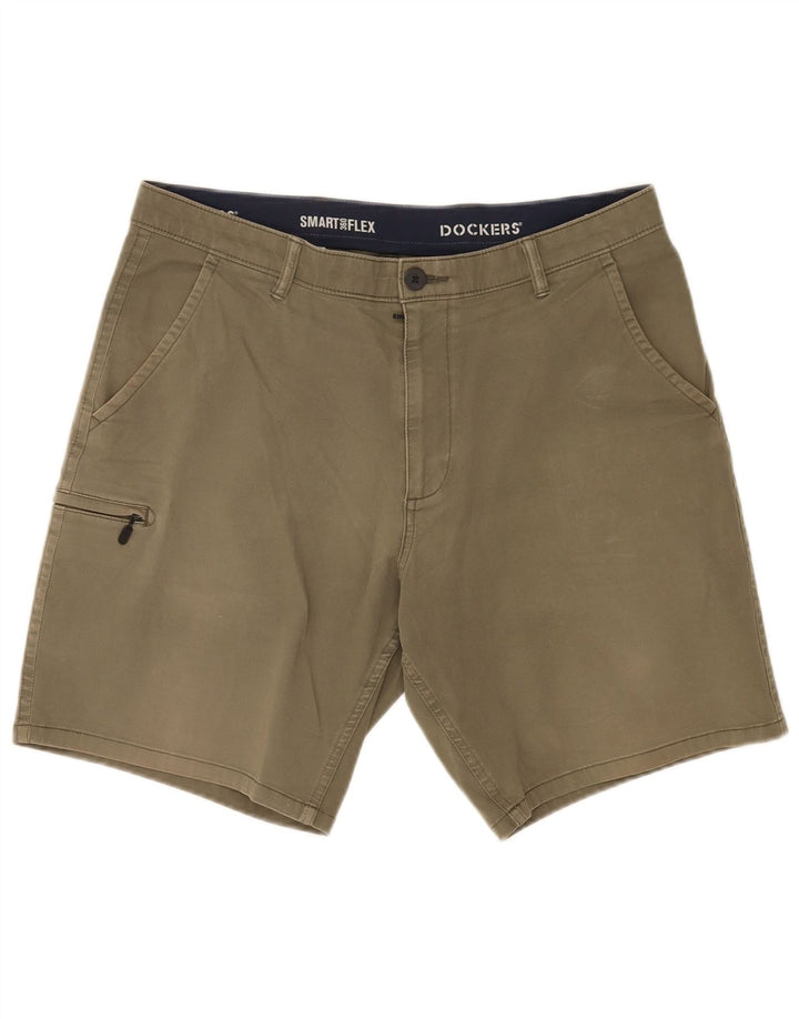 Мужские шорты-карго Dockers W34, большие, цвета хаки, хлопок