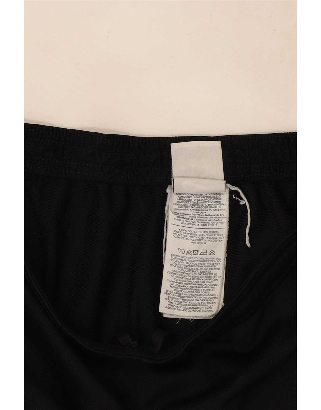 Женские спортивные брюки Nike Dri Fit UK 12, средний черный полиэстер