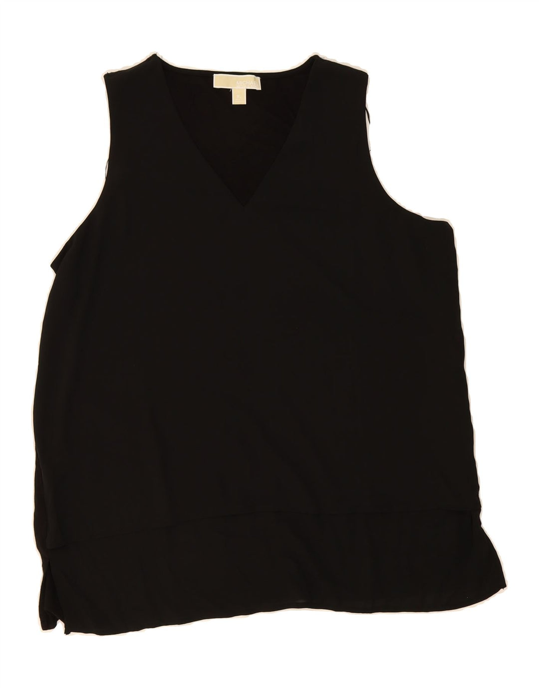 MICHAEL KORS Womens Vest Top UK 18 XL Black Polyester Vintage Michael Kors and Second-Hand Michael Kors from Messina Hembry 