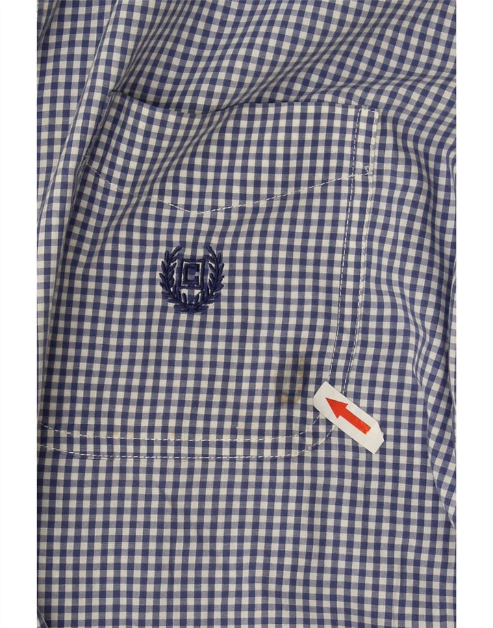 Мужская рубашка Chaps 2XL, синяя клетка, хлопок