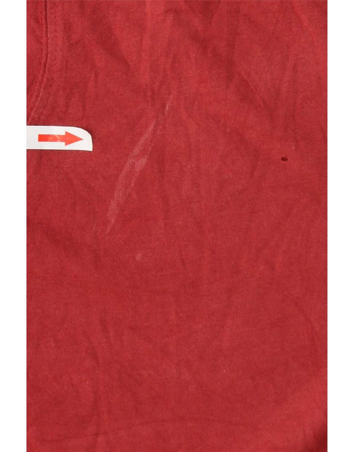 Мужская футболка Sergio Tacchini, маленький темно-бордовый хлопок