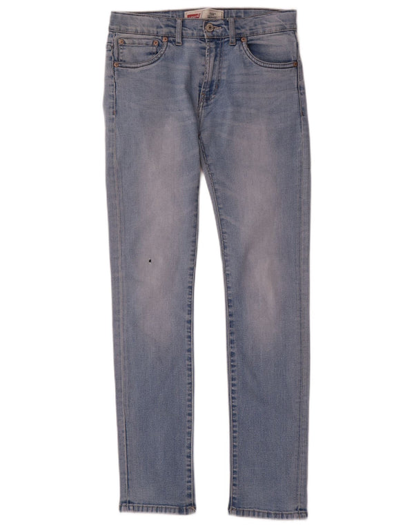 Джинсы скинни Levi's 510 для мальчиков 13–14 лет W28 L30, синий хлопок