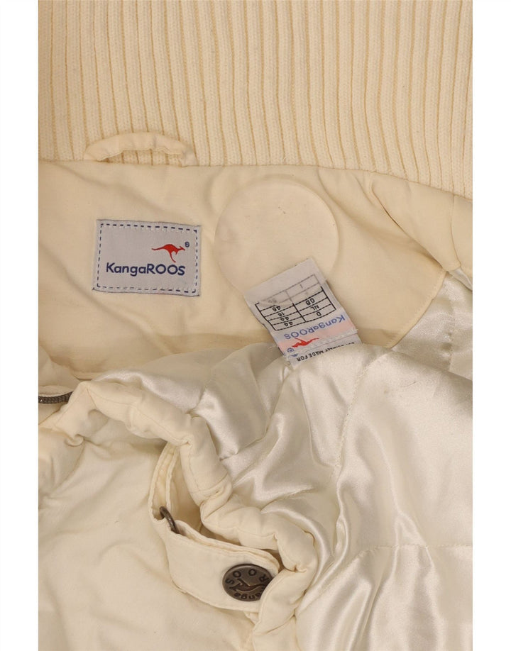 Женская стеганая куртка KANGAROOS UK 18 XL, белый хлопок