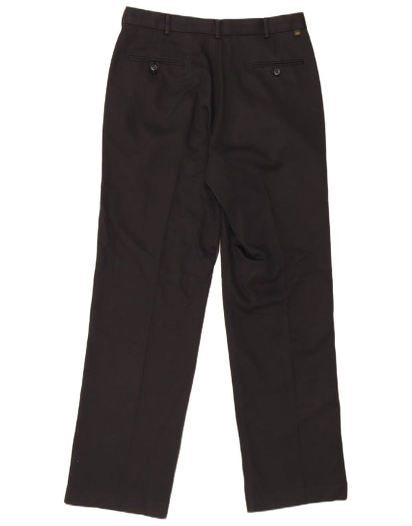 Мужские прямые костюмные брюки Dockers W32 L33 темно-синие
