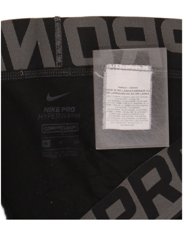 Мужские компрессионные леггинсы с рисунком NIKE XL, черный полиэстер