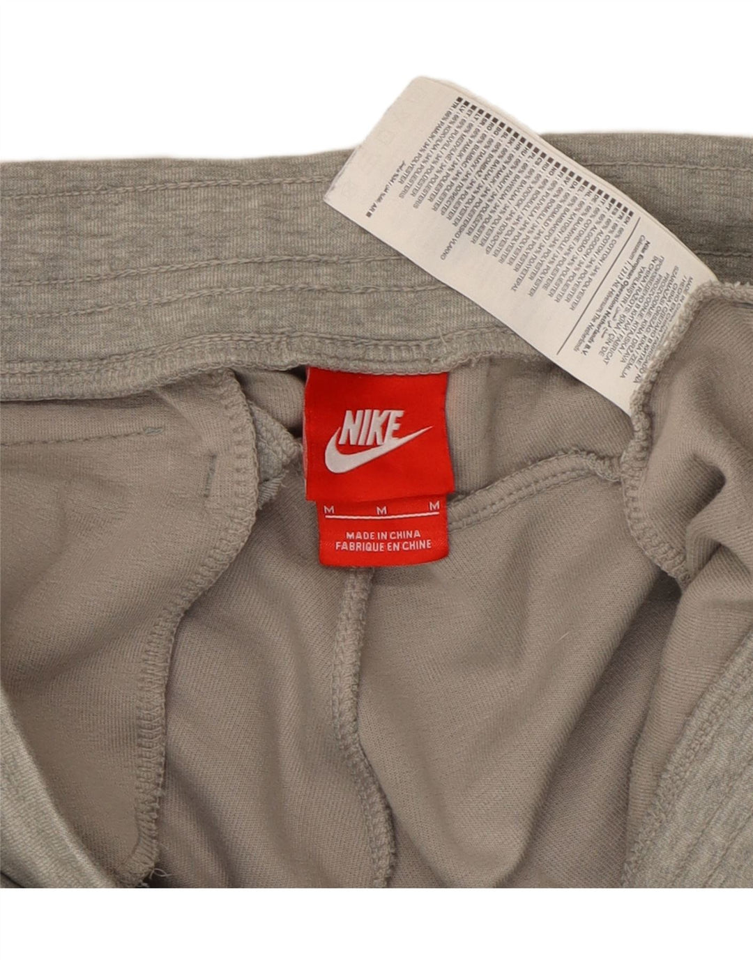 Мужские спортивные брюки Nike, джоггеры среднего серого цвета, хлопок с цветными блоками