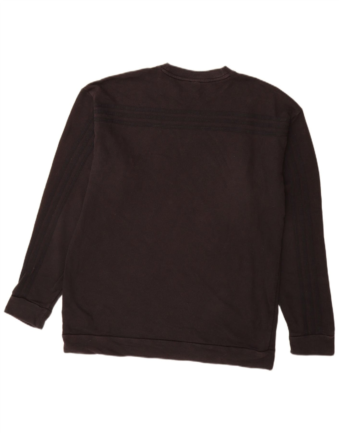 Мужской свитер ADIDAS, большой черный хлопковый джемпер