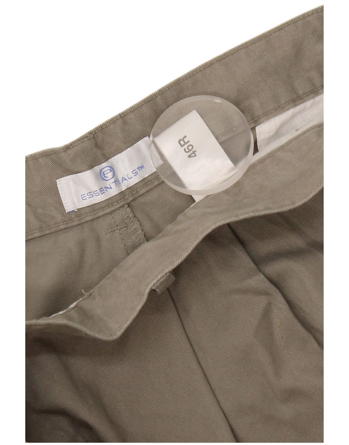 Мужские брюки чинос Essentials W46 L30, серые, хлопковые