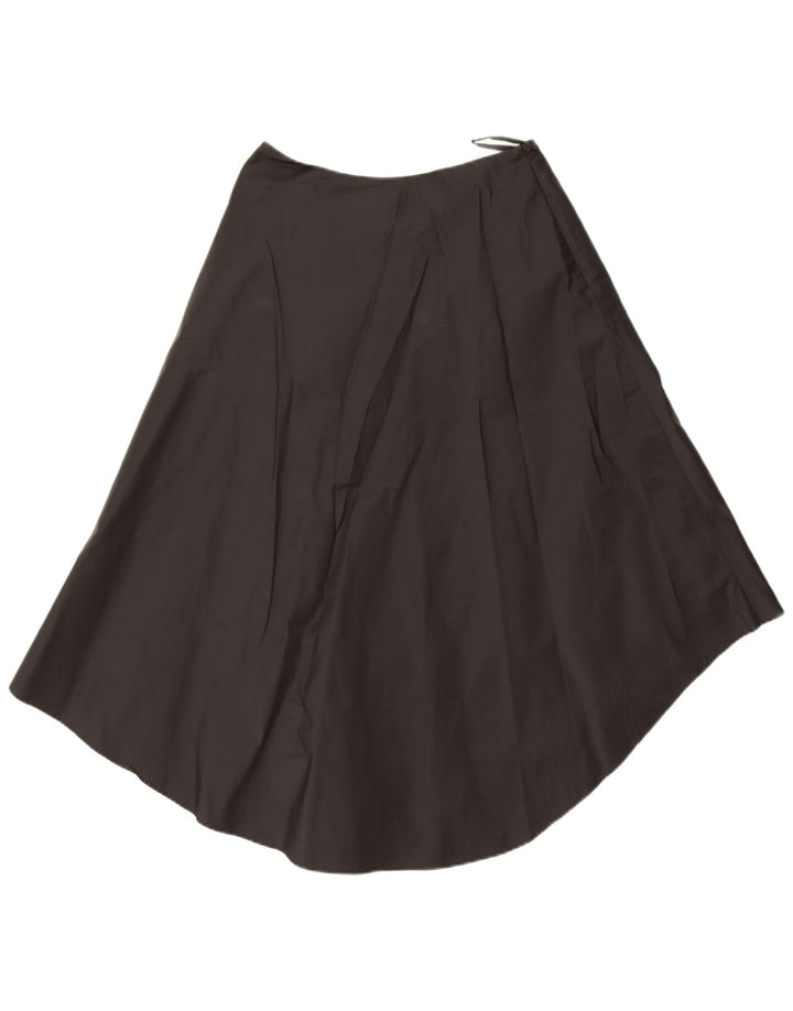 Fenn Wright Manson Женская асимметричная юбка UK 8 Small W26 Черная