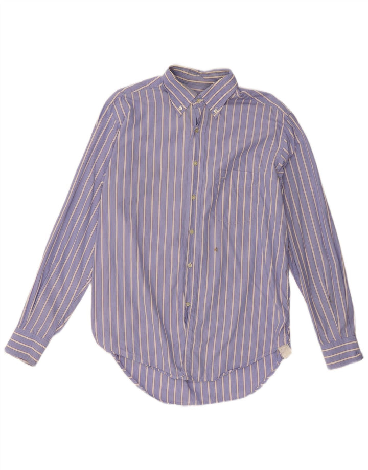 Мужская рубашка Massimo Dutti EU 42, большая синяя полоска