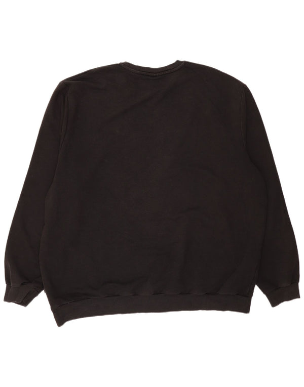 Мужской свитшот с рисунком PUMA 3XL, черный хлопок