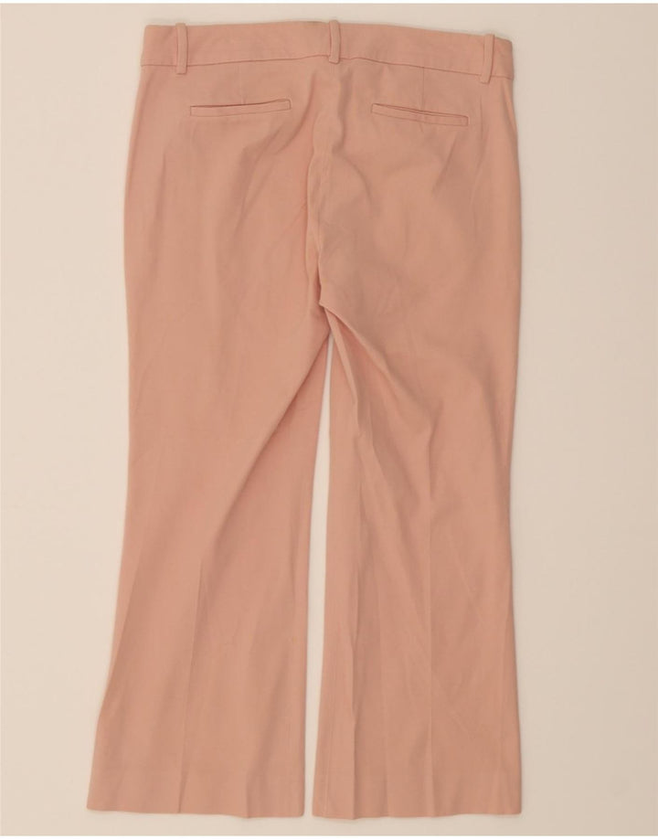 J. CREW Womens Bootcut Cropped Trousers US 6 Medium W30 L24 Pink Vintage J. Crew and Second-Hand J. Crew from Messina Hembry 