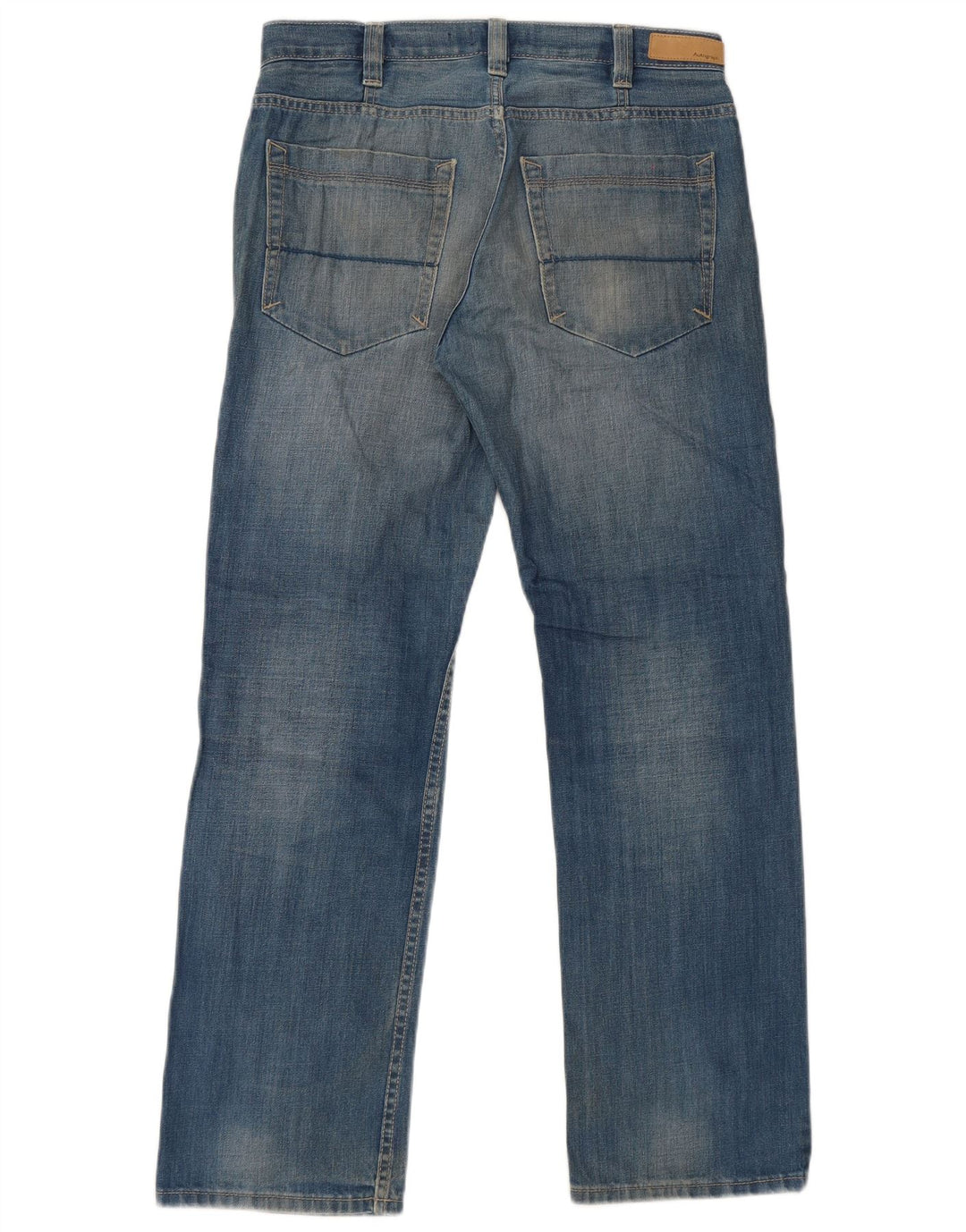 Мужские прямые джинсы Marks & Spencer с автографом W32 L31 синие, хлопок