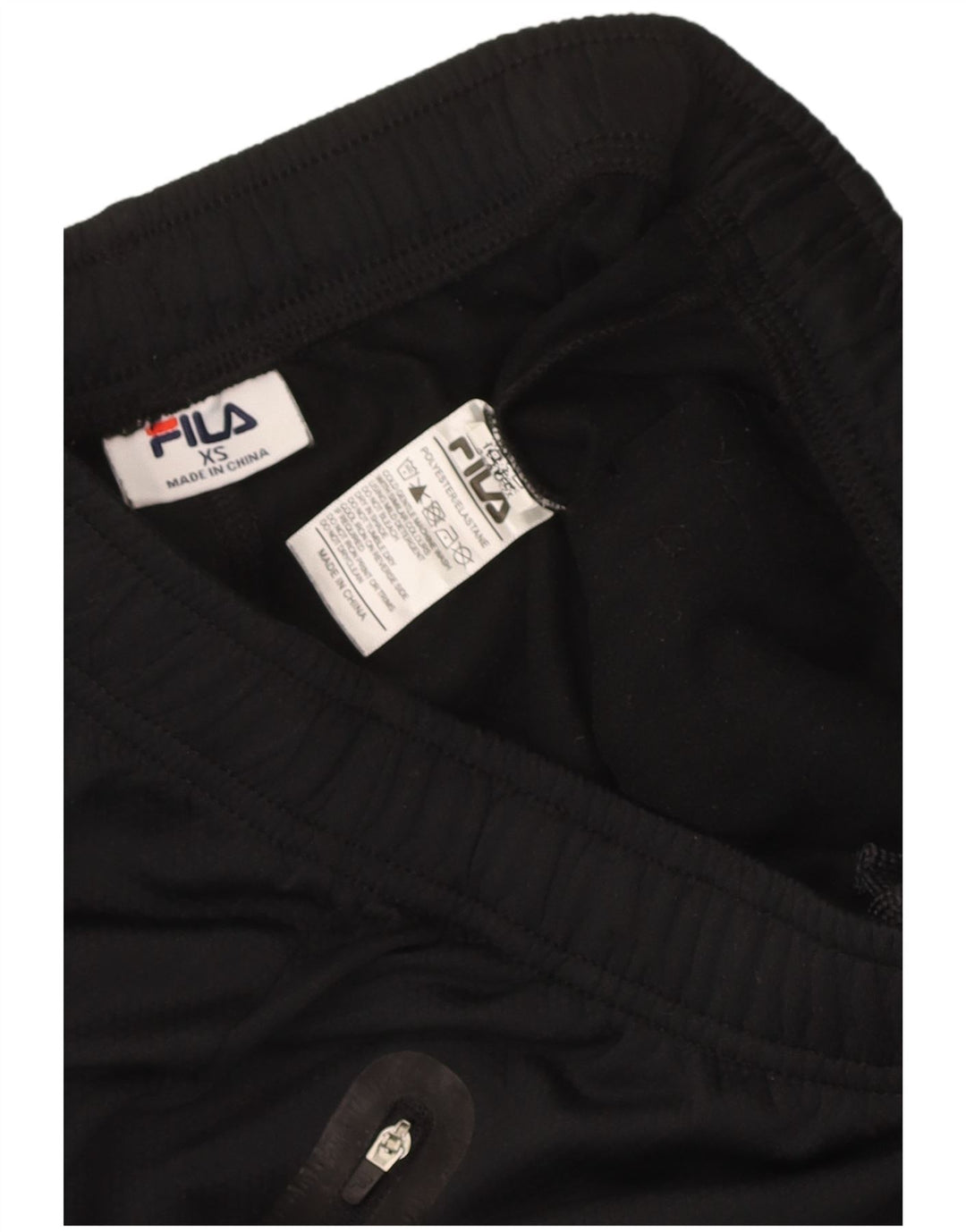 Мужские спортивные брюки Fila XS черные из полиэстера