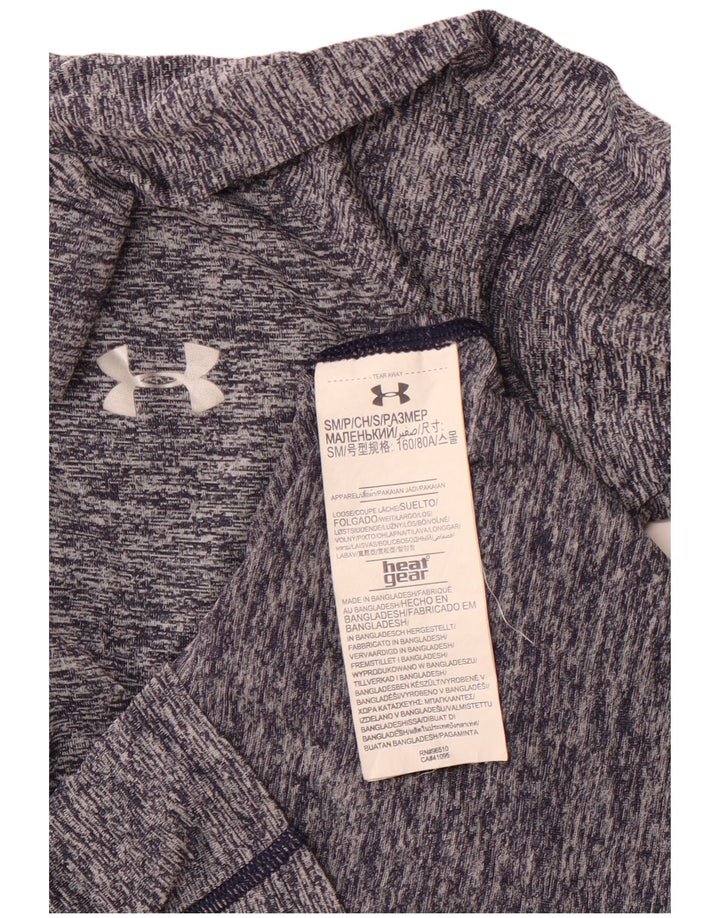 Женский спортивный пуловер-пуловер UNDER ARMOR, топ UK 10, маленький темно-синий