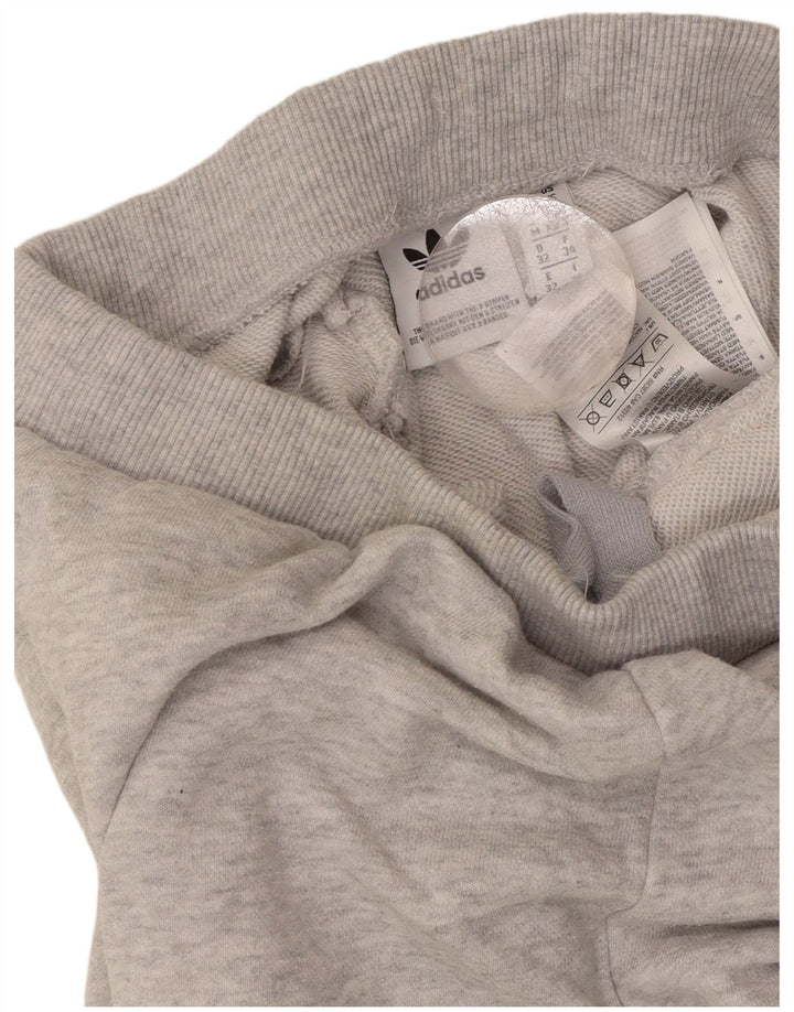 Женский спортивный костюм ADIDAS Брюки-джоггеры UK 6 XS Серый хлопок в крапинку
