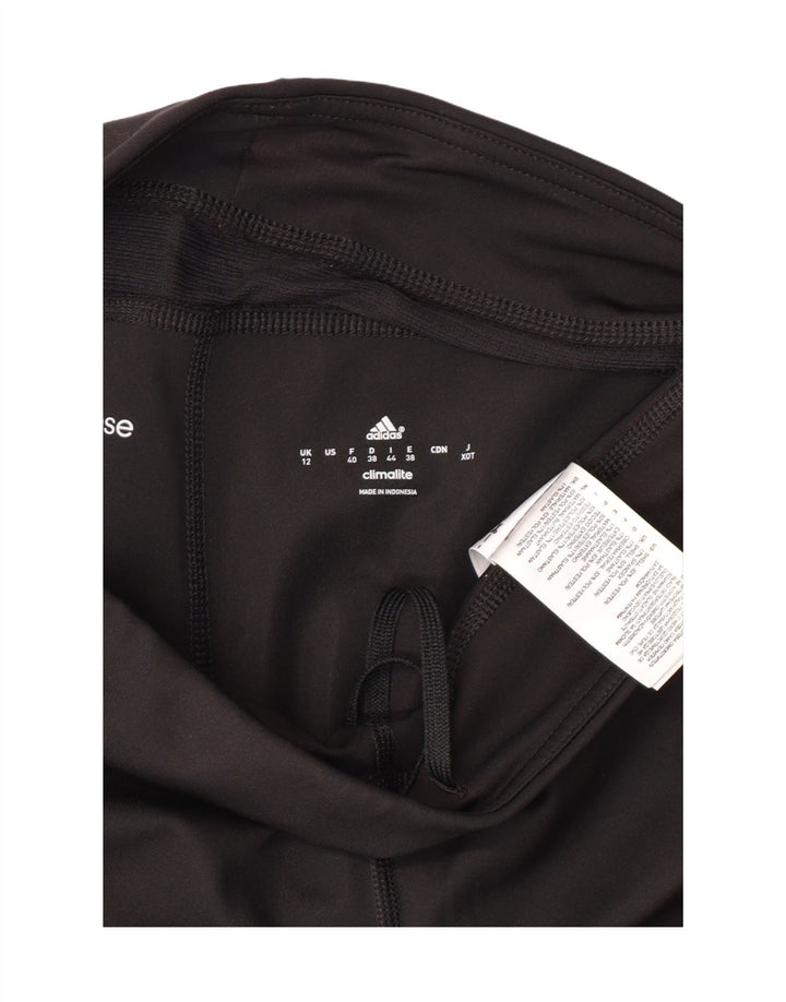 Женские леггинсы-капри ADIDAS Climalite UK 12, средний черный, полиэстер