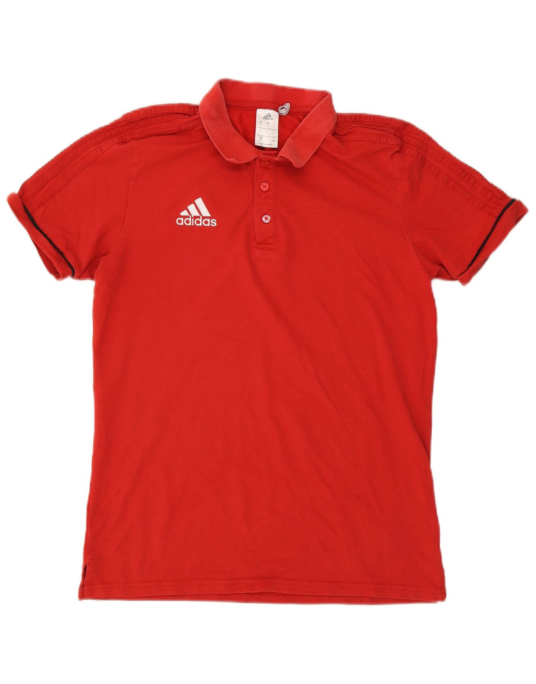 Мужская рубашка-поло Adidas Climalite, большая красная хлопковая