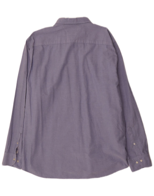 Мужская рубашка Tommy Hilfiger New York Fit 2XL, синяя, хлопок
