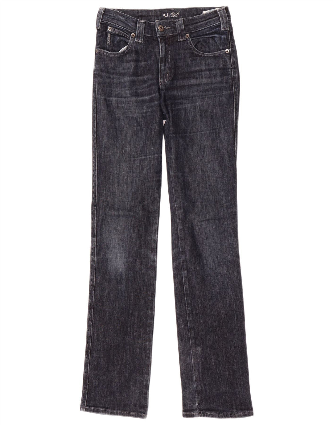 Женские прямые джинсы Armani W26 L32 Темно-синие, хлопок