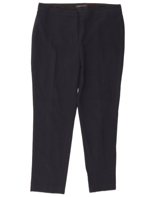 Женские зауженные брюки-чиносы Marks & Spencer UK 16, большие W32 L28, темно-синие