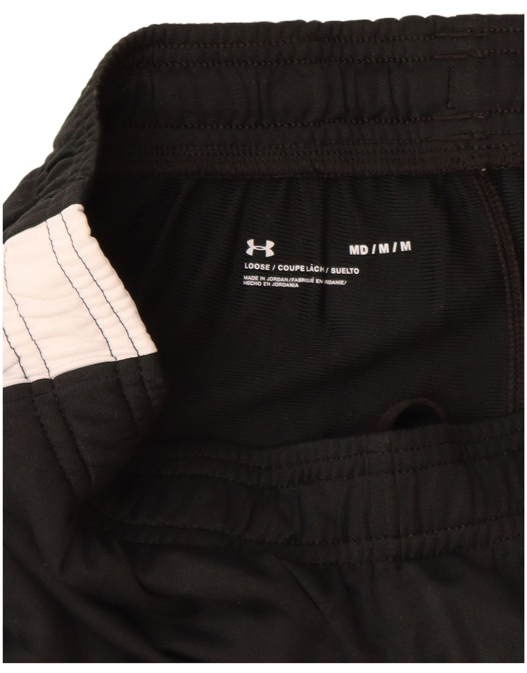 Спортивные брюки Under Armour для мальчиков 9–10 лет, средние черные цветные блоки