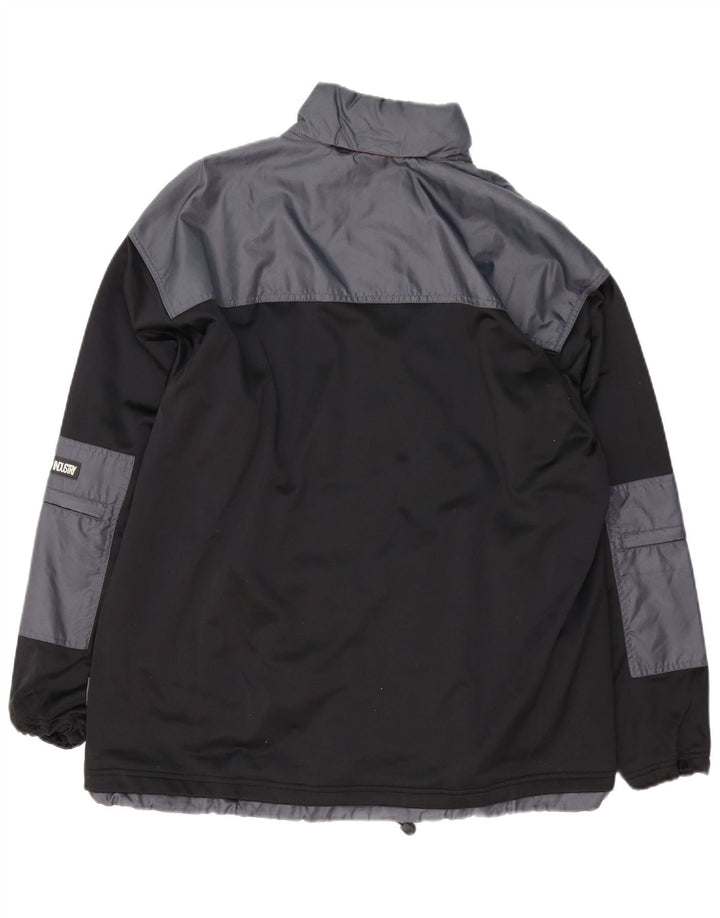 Мужская универсальная куртка Herod Sport UK 42 XL, черная, полиэстер с цветными блоками