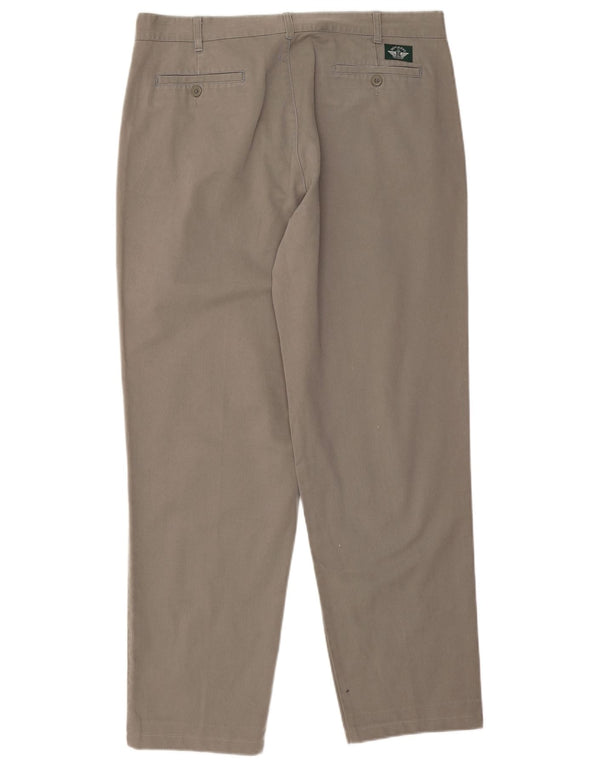 Мужские брюки-чиносы Dockers зауженные W38 L30 серые, хлопковые