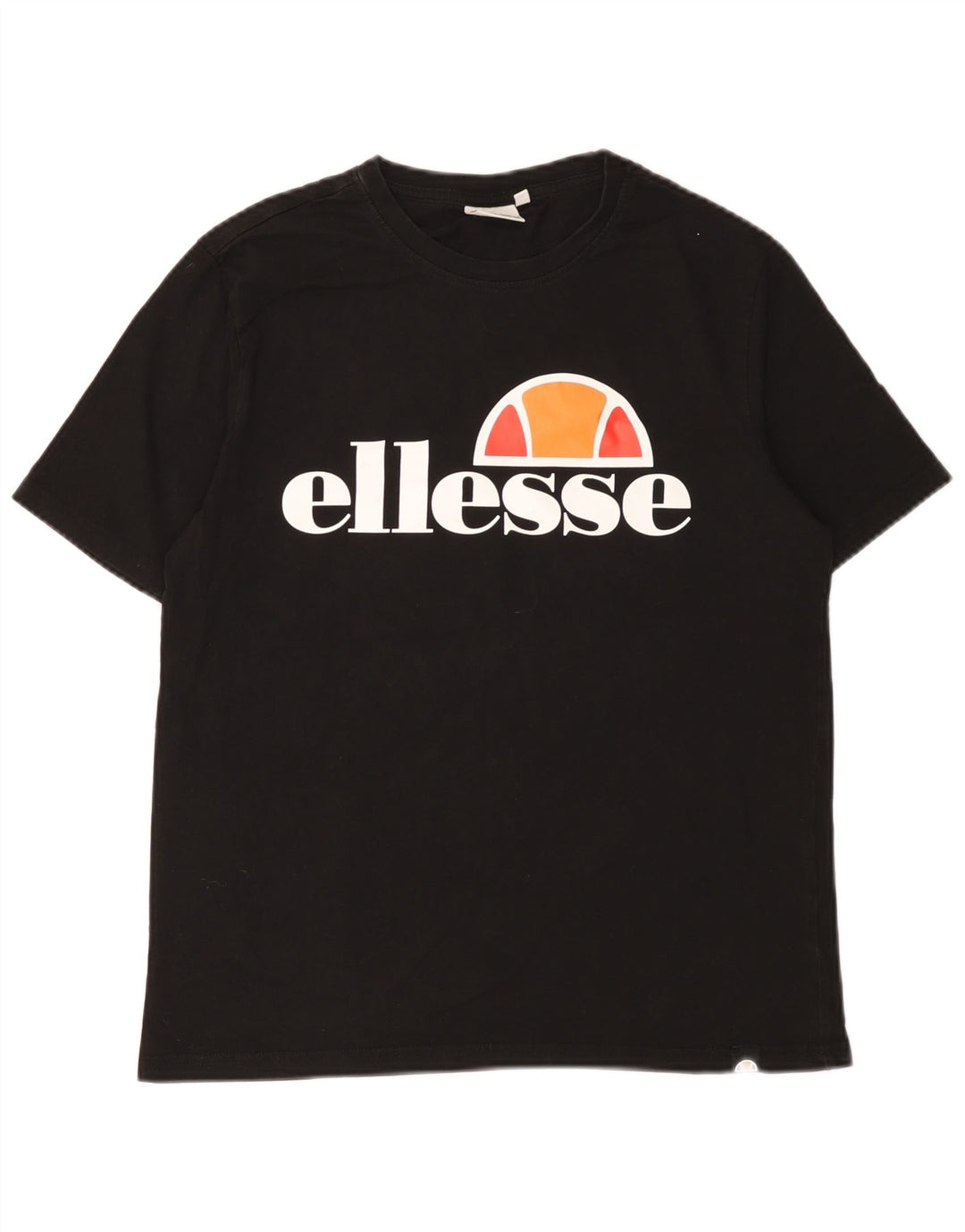 Мужская футболка Ellesse с рисунком, маленький черный хлопок