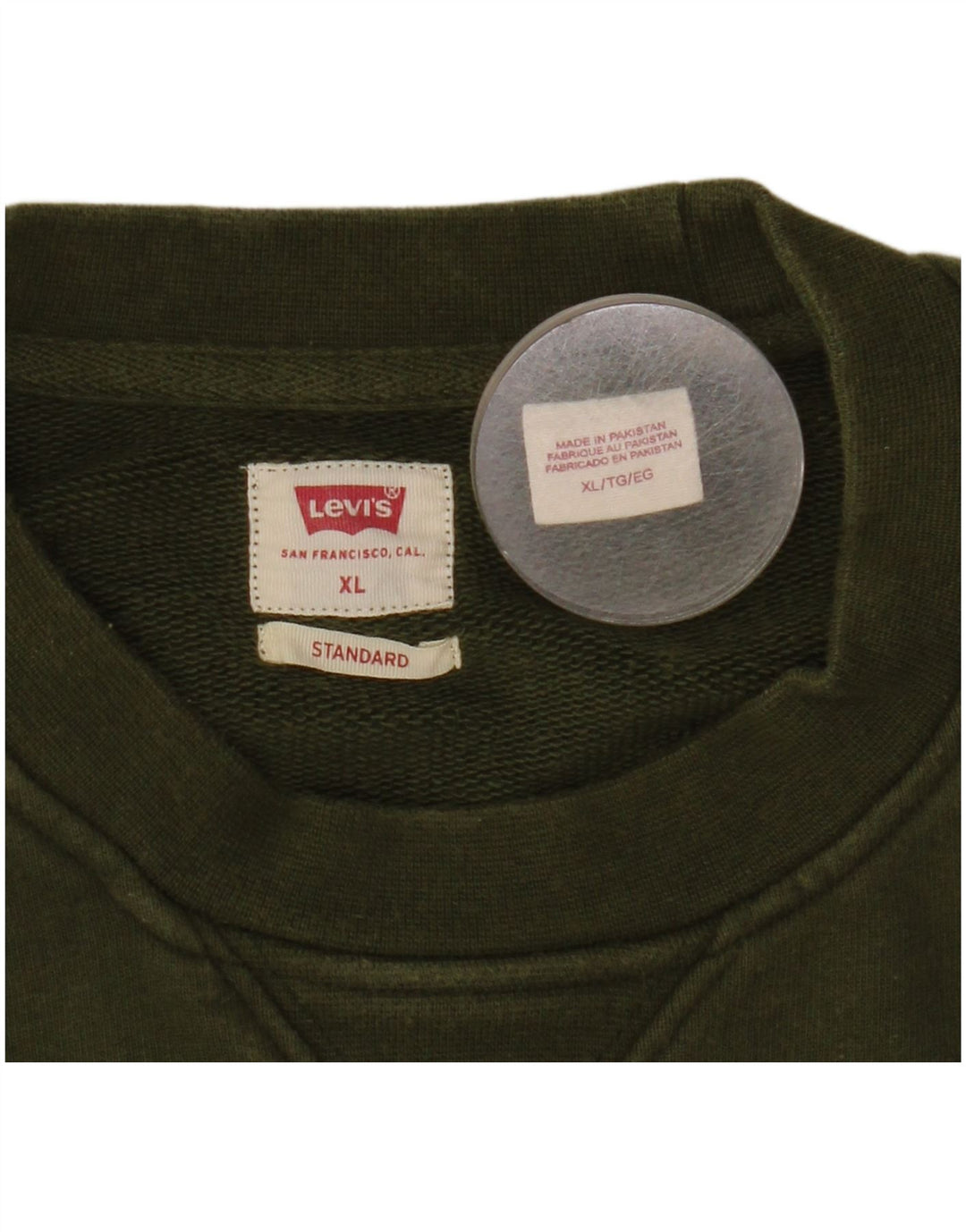 Мужской джемпер Levi's Standard XL, хаки