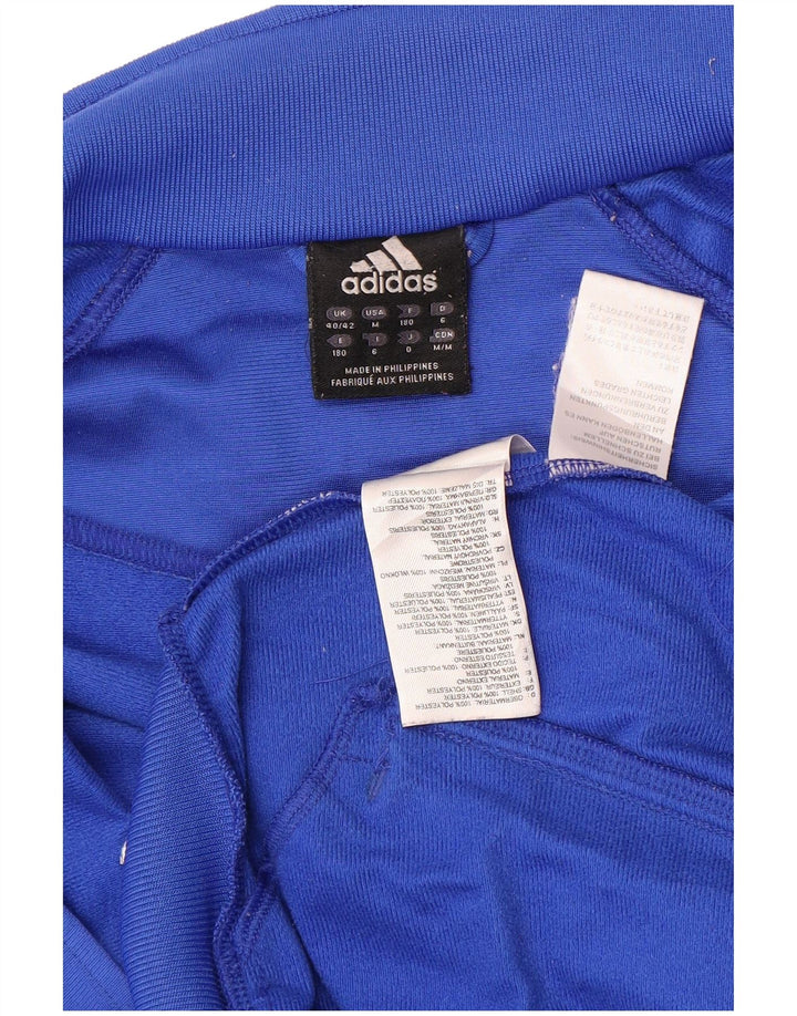 Мужская спортивная куртка Adidas UK 40/42, средний синий полиэстер с цветными блоками