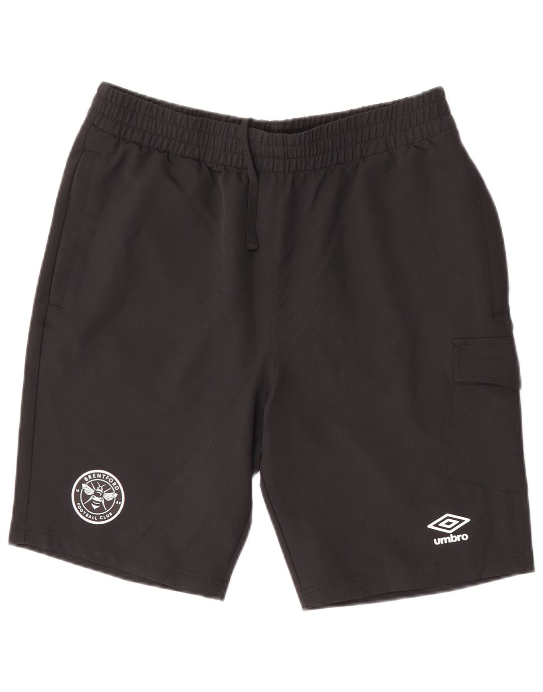 Мужские спортивные шорты Umbro Brentford FC, средний черный, полиэстер