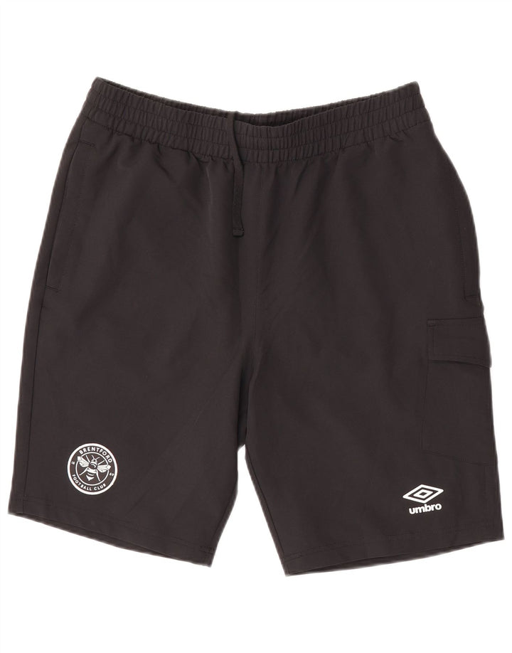 Мужские спортивные шорты Umbro Brentford FC, средний черный, полиэстер