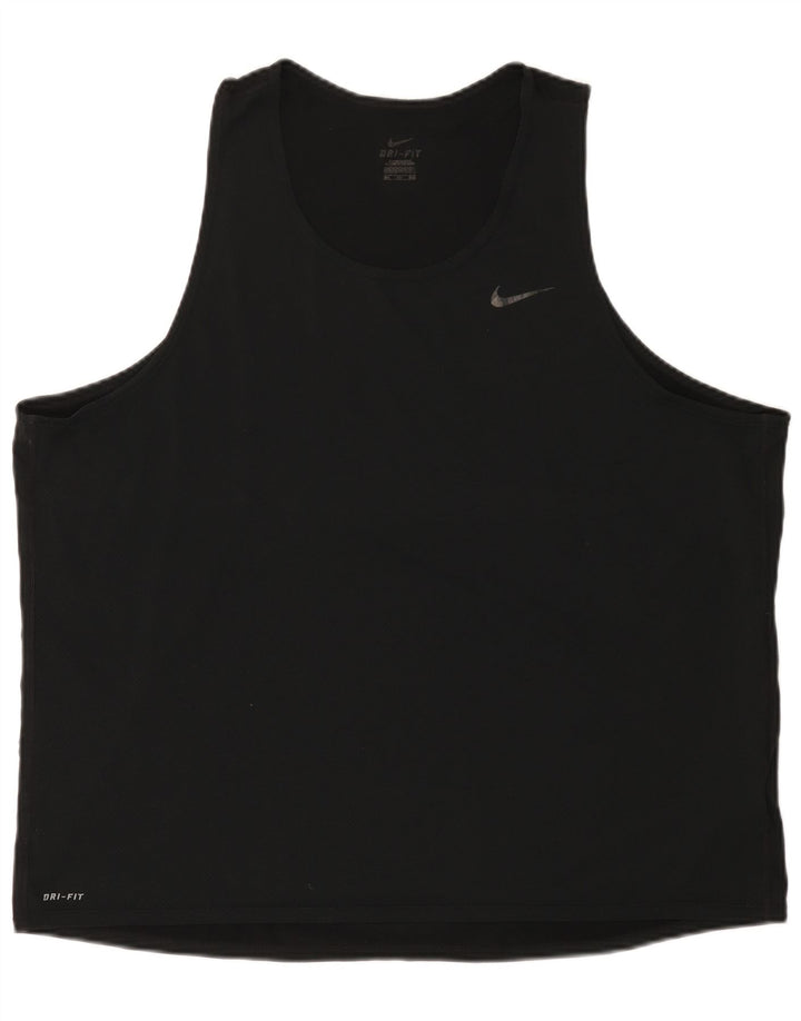Мужской жилет Nike Dri Fit XL, черный полиэстер