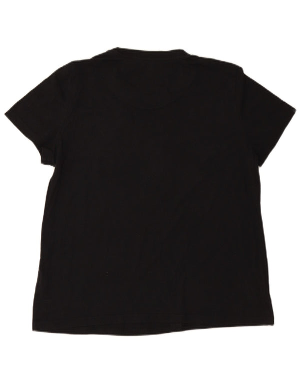 Женская футболка с рисунком ADIDAS Top UK 20/22 XL, черный хлопок