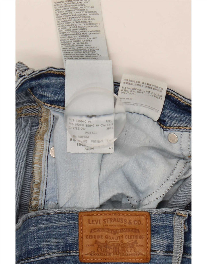 Женские укороченные джинсы Levi's 712 W31 L25, синий хлопок