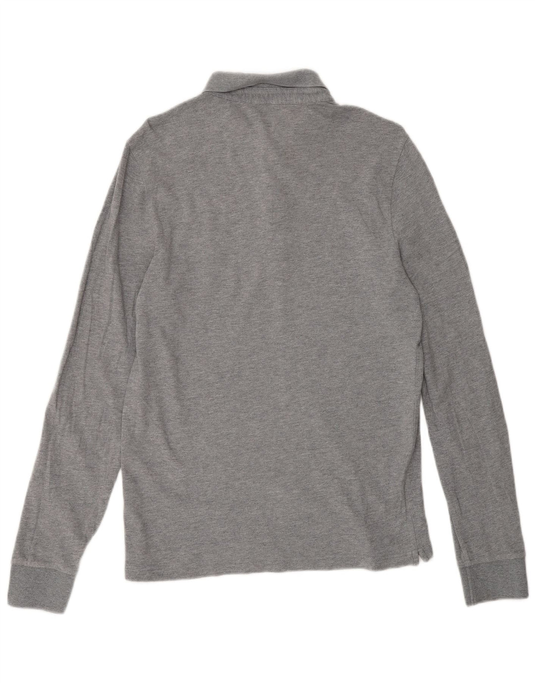 Мужская рубашка-поло приталенного кроя Hugo Boss, маленькая серая