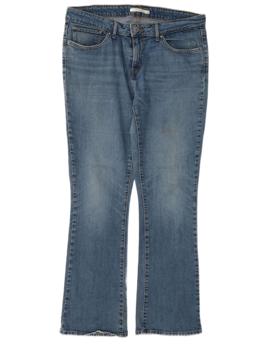 Женские джинсы Levi's 715 Bootcut W32 L30 синие, хлопок