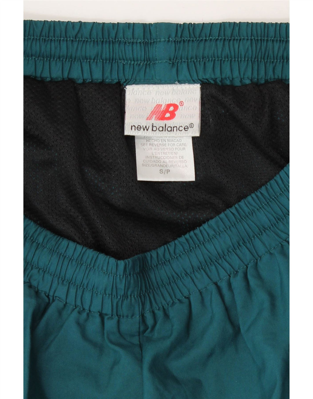 Женские спортивные шорты New Balance UK 8, маленькие зеленые из полиэстера