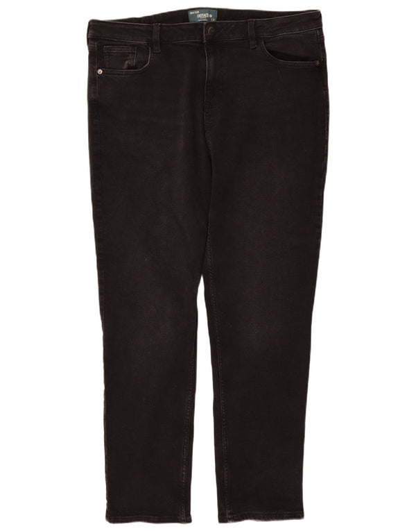 Женские узкие джинсы Fat Face Sway UK 18 XL W38 L30, черный хлопок