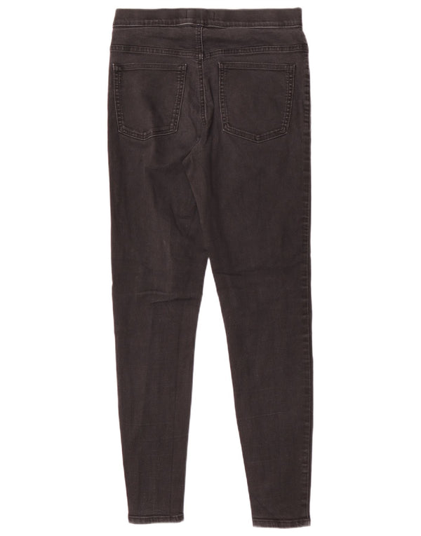 Женские джинсы джеггинсы Marks & Spencer UK 10, маленькие W28 L29, черные, хлопковые