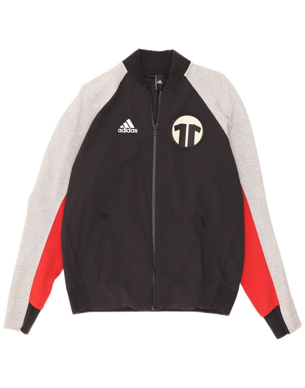 Мужской спортивный костюм Adidas с графическим рисунком, верхняя куртка, средний черный, спортивный костюм с цветными блоками